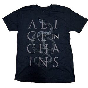 2017 ALICE IN CHAINS SNAKES GENERIC BAND T-SHIRT *NEW* / SZ. LARGE
